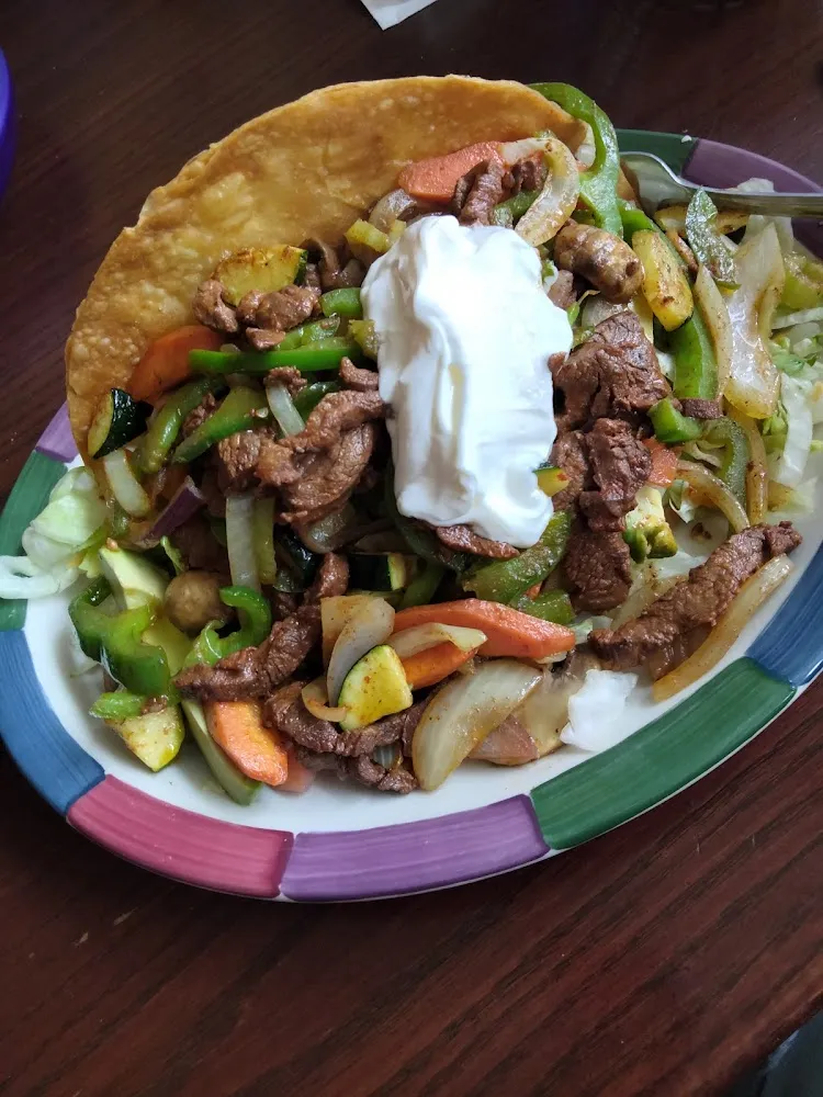 Steak Taco Salad Fajita